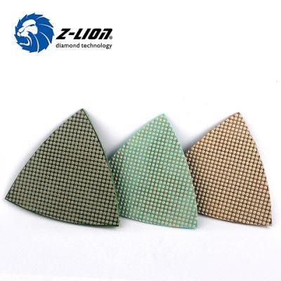 Resin Diamond Triangular Pad Stone Glass Concrete Sanding Disc