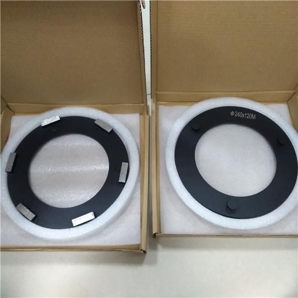 8′′/200mm 3 Pins Diamond Floor Polishing Ring with 6 Segments