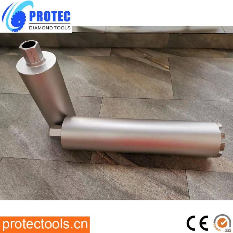 Laser Welded Diamond Core Drill Bit with M14 Thread Drill Machine