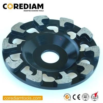 Silver Brazed Diamond Grinding Wheel for Concrete and Masonry Materials/Diamond Grinding Cup Wheel/Diamond Tool