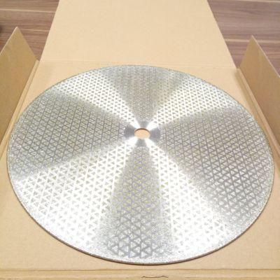 40mm Double Side Electroplated Diamond Saw Blades with 25.4mm Bore for Cutting Marble