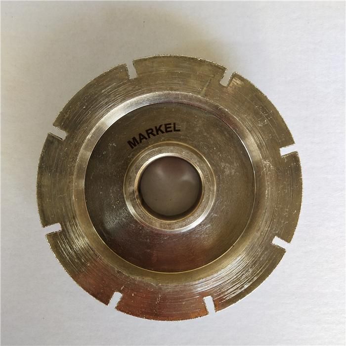 Od130mm Diamond Electroplated Marble Granite Grinding Polishing Round Edge Profile Wheels