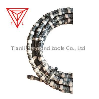 Diamond Serrated Rope Saw for Mining