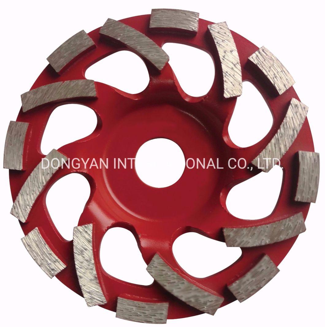 Diamond Grinding Cup Wheel with Arrow Segment for Stone Grindig Tool