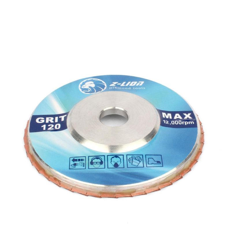 Zlion High Quality Ceramic Diamond Flap Disc for Stone Grinding