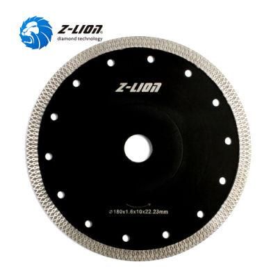 7inch/180mm Continuous Rim Stone Circular Diamond Cutting Blade for Marble/Ceramic