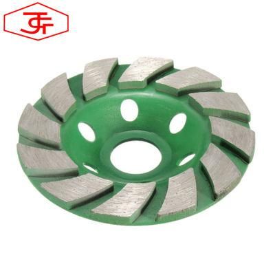 Professional Grinding Tools Diamond Turbo Grinding Cup Wheel for Concrete