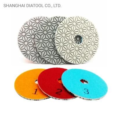 Diamond Polishing Pads Sanding Disc Three-Step for Marble