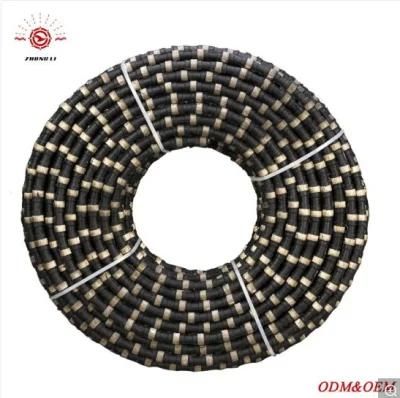 Rubber Spring Diamond Wire Saw Rope for Reinforced Concrete Cutting