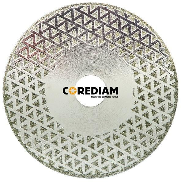 Double Side Electroplated Diamond Saw Blade for Marble/Granite