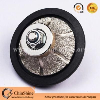 Vacuum Brazed Stone Diamond V-Shape Grinding Wheel for Marble Shaping