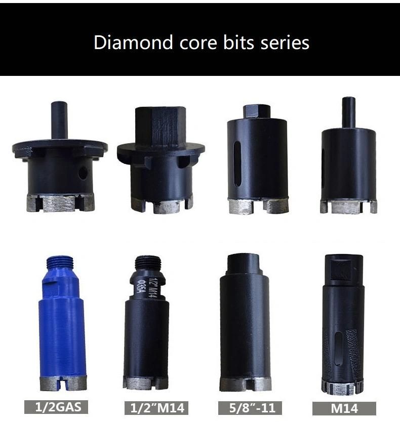 vacuum Brazed Diamond Core Drill Bits for Concrete and Stone with Round Shank (SED-DCD-VBR)