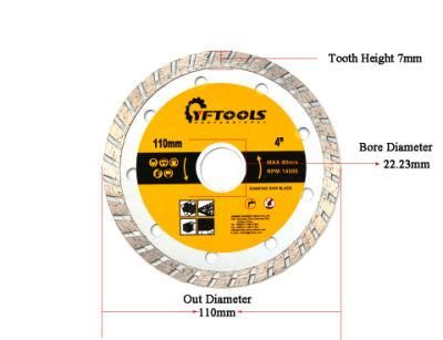 Turbo Diamond Small Circular Saw Blade in Tool Parts