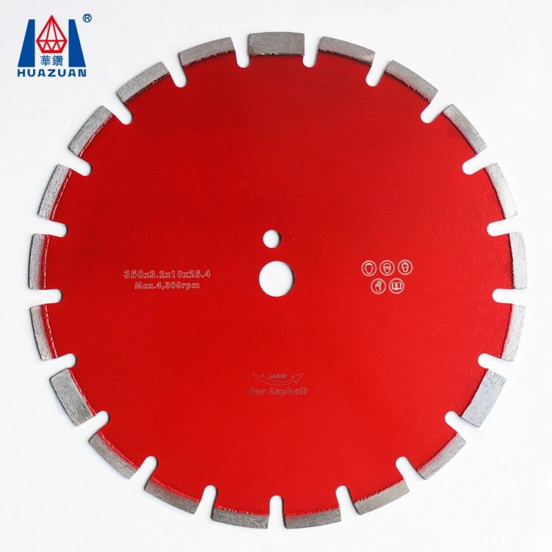 350mm Laser Diamond Saw Blade for Asphalt Cutting