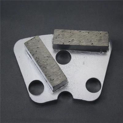 Double Bar Trapezoid Diamond Grinding Disc for Concrete Floor