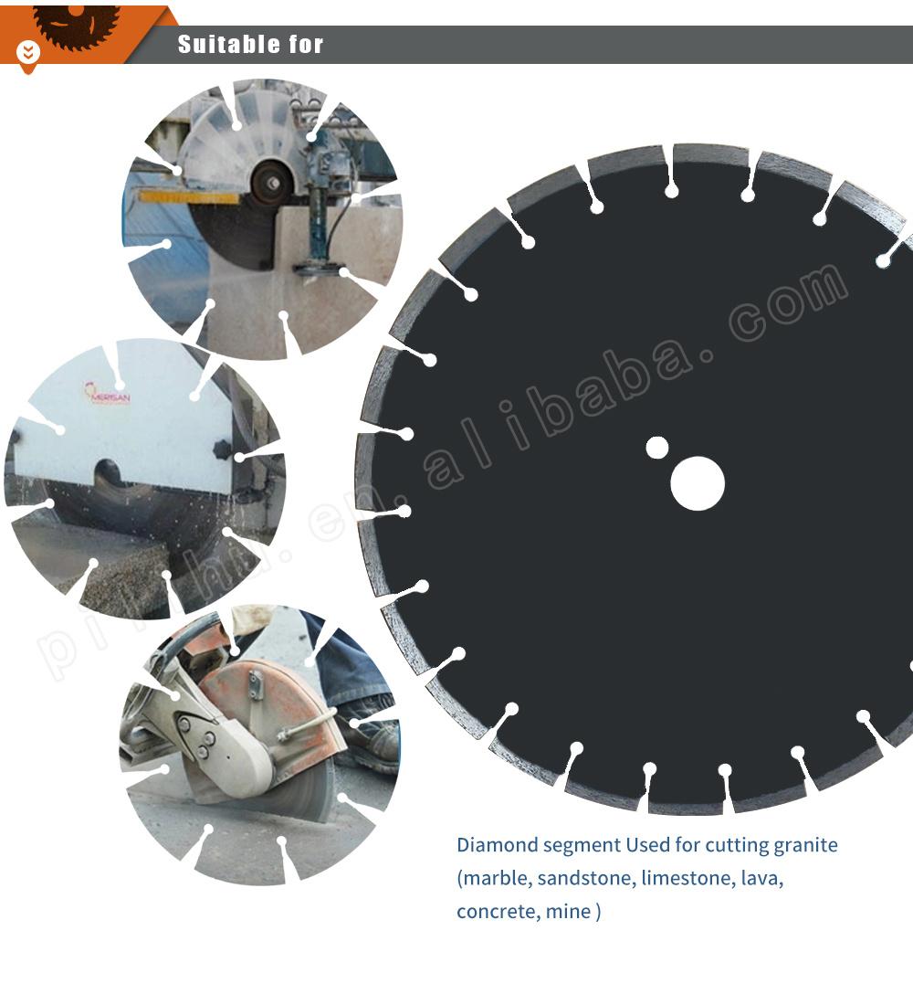 Diamond Polishing Granite Multi Saw Segment Cutting Blade