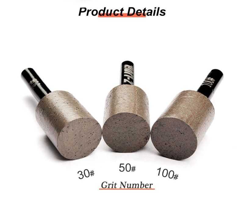 Metal Bond Sintered Diamond Burr for Stone Carving Polishing