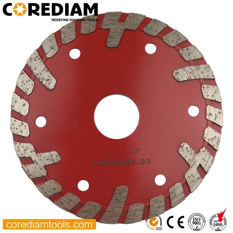 Diamond Tool Turbo Sintered Blade with Protective Segments