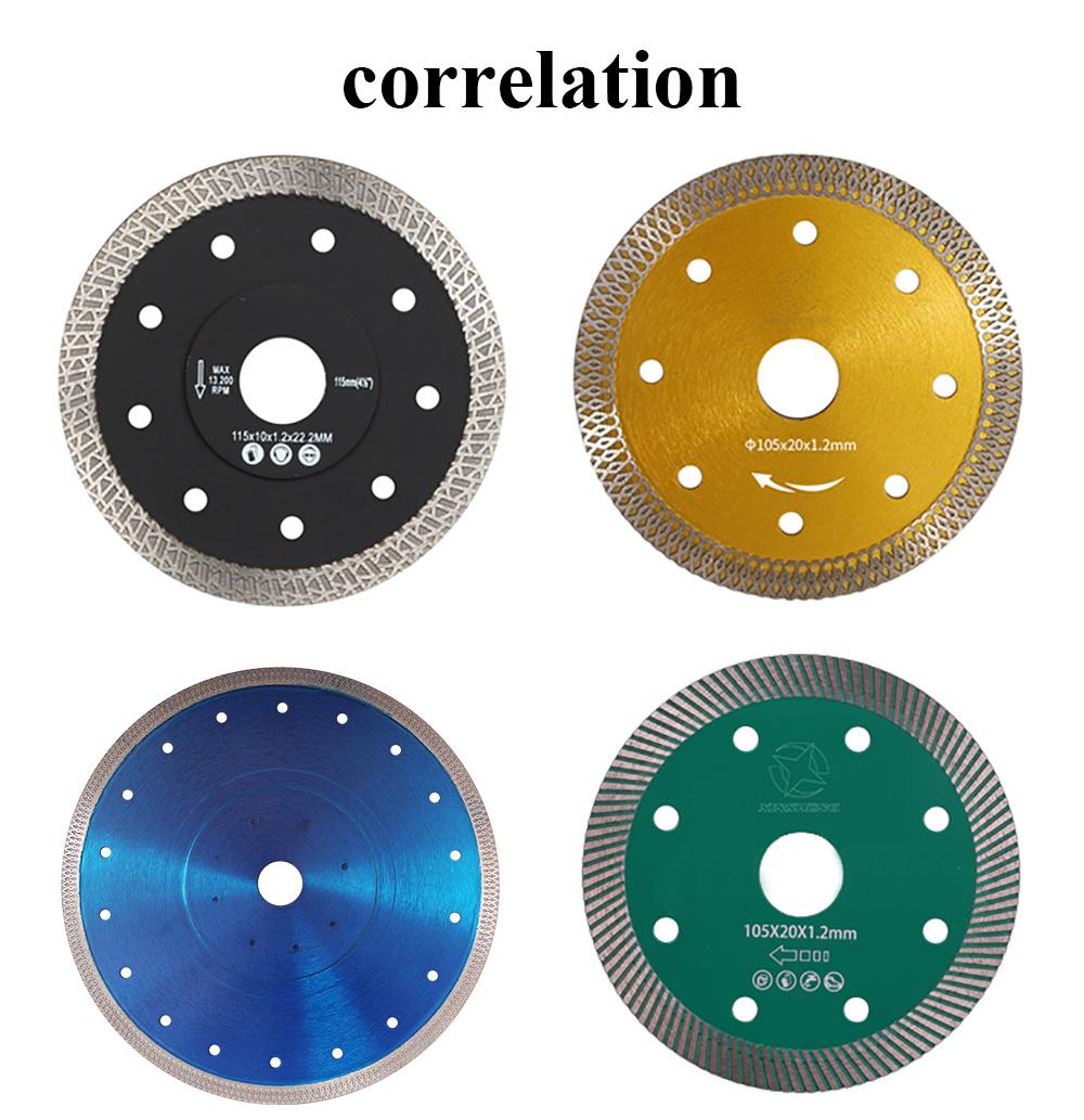 Turbo Wave Diamond Saw Blades China Supplier for Dry and Wet Cutting Concrete Granite Marble