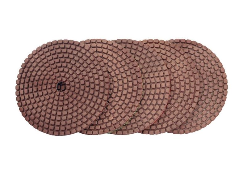 Diamond Copper Filling Flexible Wet Polishing Pad for Stone Marble Granite