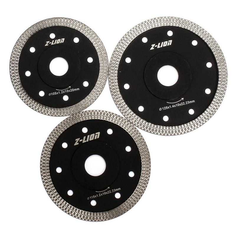 Zlion High Quality Mesh Rim Ceramic Cutting Saw Blade