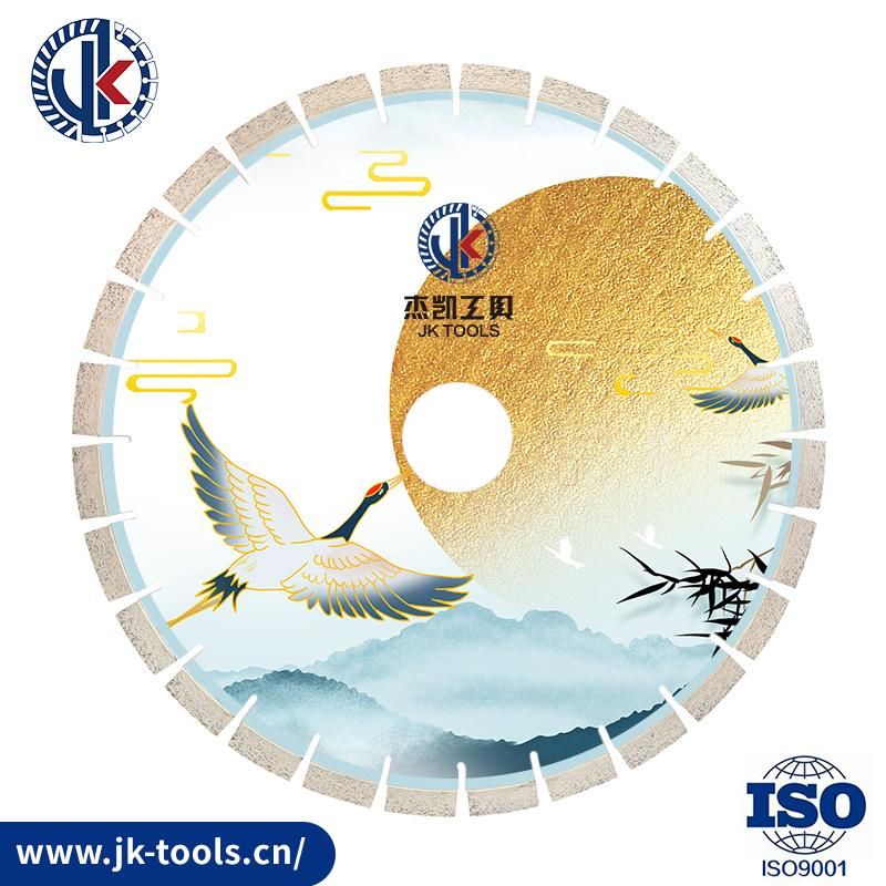 14inch 350*3.2*15*60 with 50mm Ring Silver Brazed Diamond Saw Blade for Sandwich Silent Wet Cutting Hard Granite