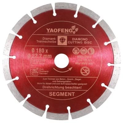 Segmented Diamond Saw Blades for Marble, Granite, Concrete, Stone Material Cutting