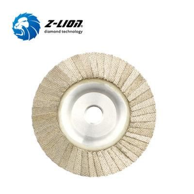 Aluminum Polishing Flap Abrasive Discs for Stone, Ceramic, Concrete, Glass