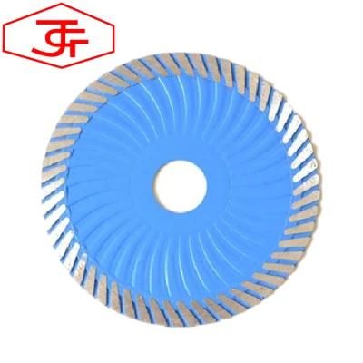 180mm Wave Turbo Diamond Cutting Saw Blade for Stone