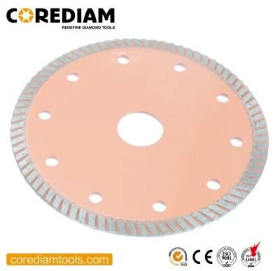 Diamond Sinter Hot-Pressed Saw Blade with Turbo Segment in 4.5inch