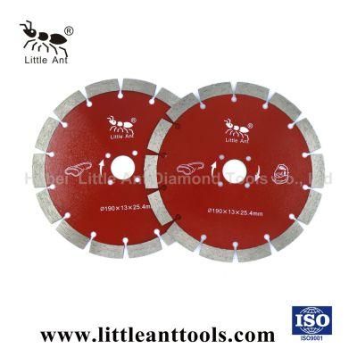 7.5-Inch High Quality Diamond Saw Blade for Stone Cutting