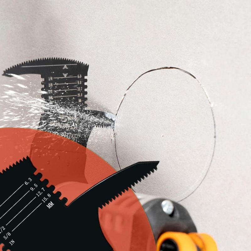 Drywall Oscillating Tool 3-in-1 Features Oscillating Saw Blades