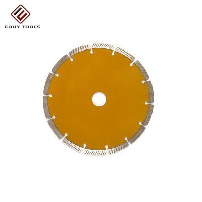 Cold Pressed Turbo Segmented Diamond Saw Blade for Cutting Concrete etc.