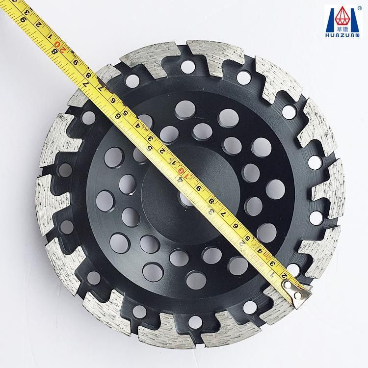 China Manufacture Diamond 180mm T-Shaped Grinding Cup Wheel for Concrete Floor