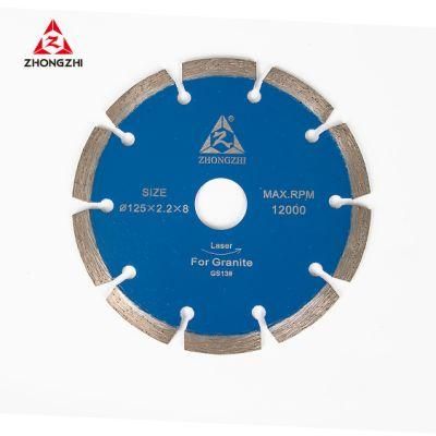 Fast Cutting Laser Welded Diamond Cutting Disc Blade for Granite with Long Lifespan