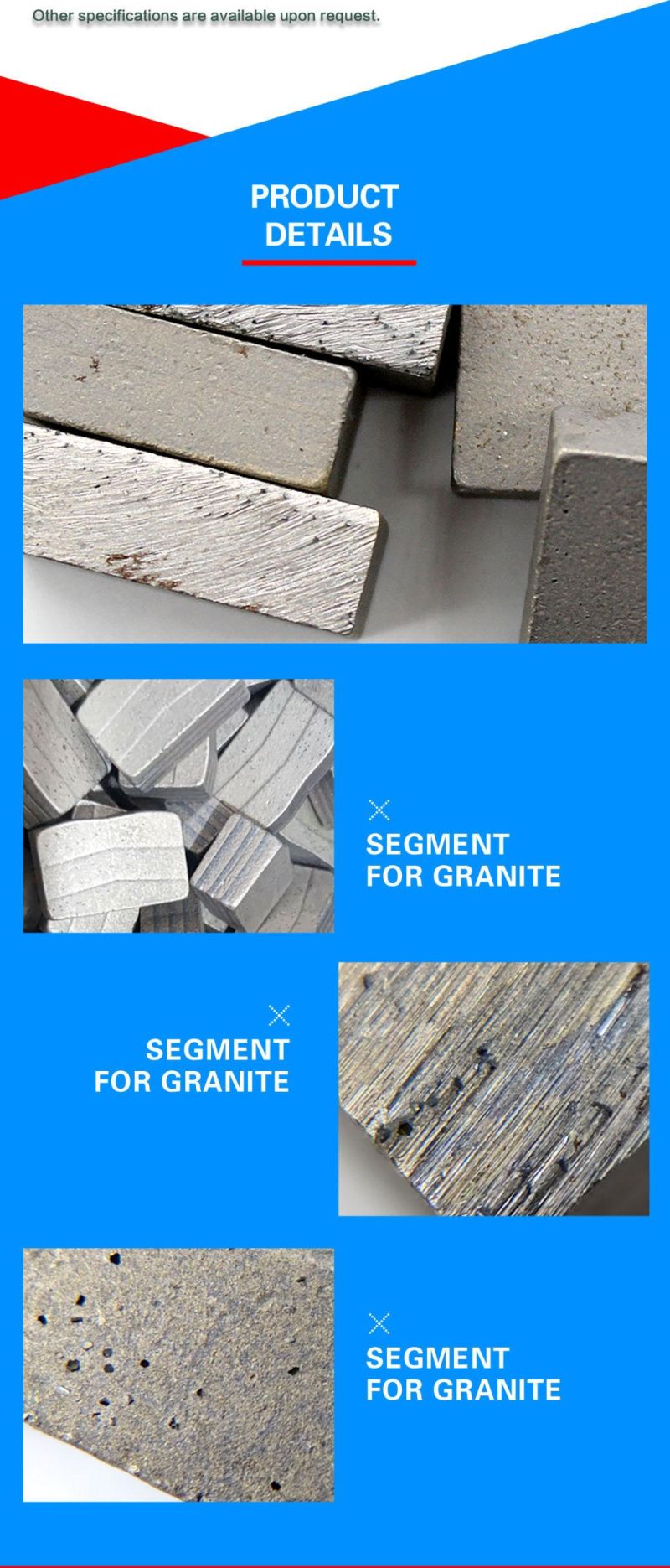 China Diamond Segments for Granite Cutting&Grinding for Hard Stones
