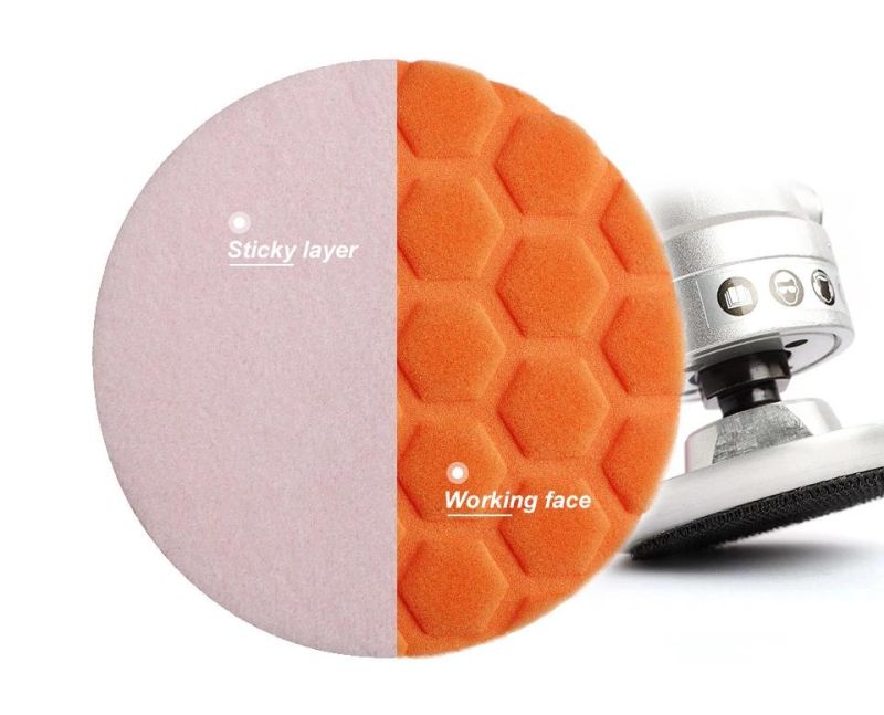 3" 4" 5" Car Sponge Polishing Pad Kit with Backing Pad for Car