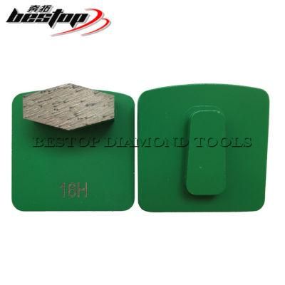 Single Hexagon Segment Diamond Grinding Blade for Floor Grinder