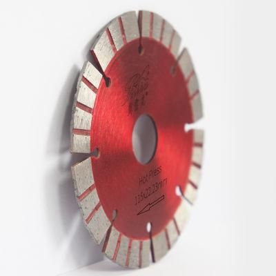 Hot Press Segmented Diamond Concrete Cutting Blade with Different Inner Holes