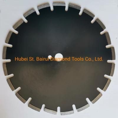 Laser Welded Diamond Saw Blade for Cutting Asphalt with Protective Segments