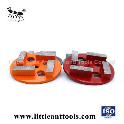 Professional Concrete Grinding Disc Diamond Floor Shoes with 4 Segments