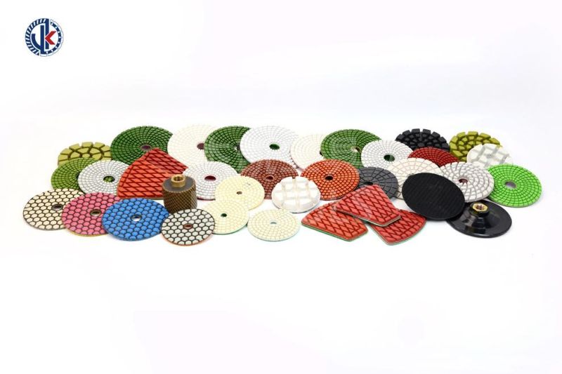 100mm Abrasive Dry Polishing Pad for Granite Marble