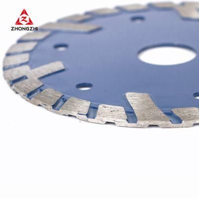 125mm Hot Pressed Diamond Granite Cutting Saw Blade with Protecting Teeth