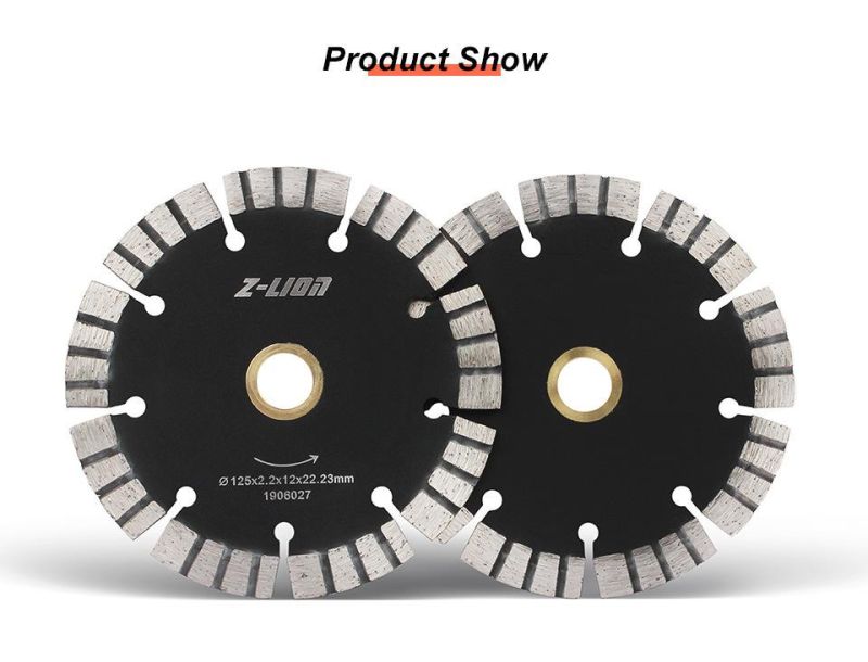 Z-Lion High Quality Diamond Saw Blade Granite Concrete Sandstone Dry Cutter 5inch