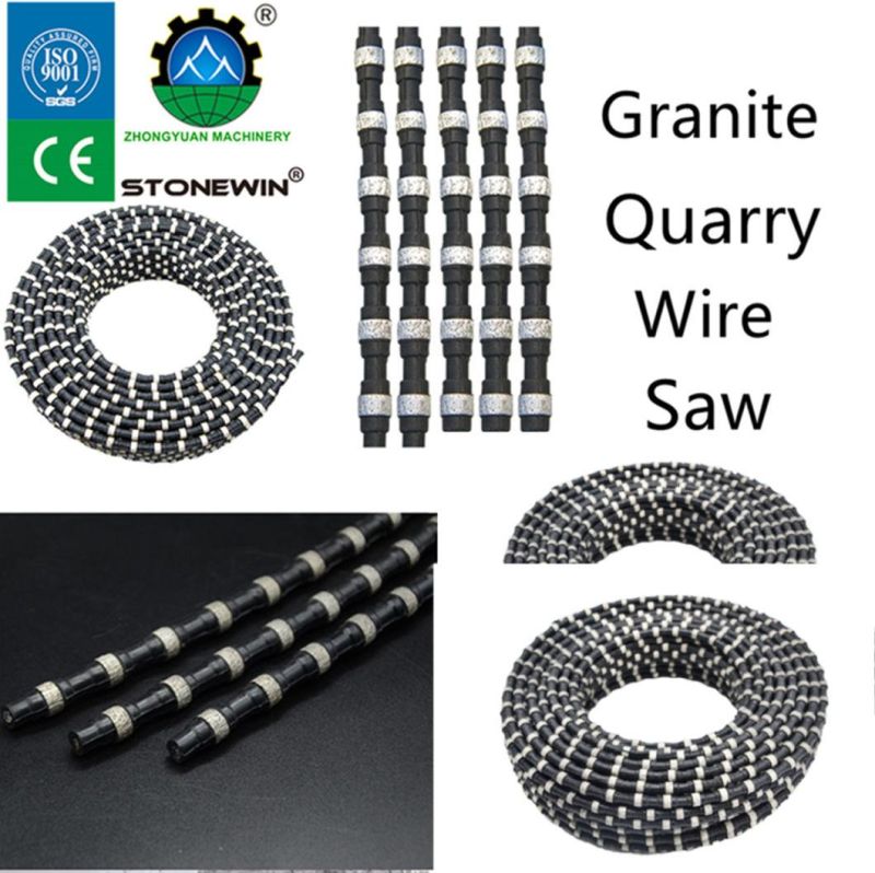 Azul Aran Granite Cutting Diamond Wire Saw