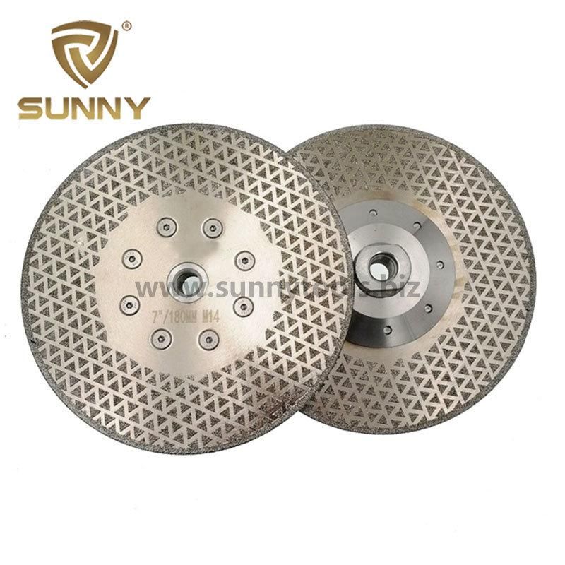 5" Electroplated Diamond Cutting and Grinding Disc for Marble and Glass