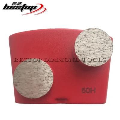 Double Round Seg Metal Bond Grinding Diamond