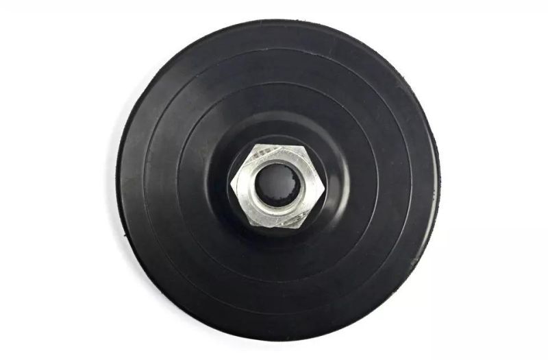 4 Inch/100mm Black Plastic Backer Holder Pad for Angle Grinder