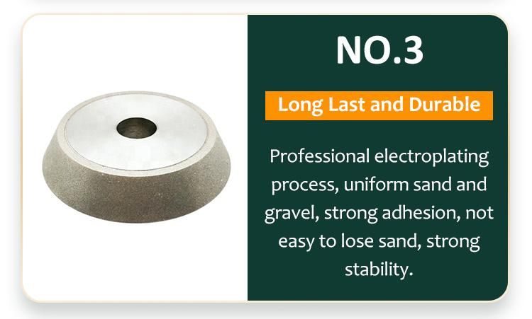 1V1 Electroplated Bond Diamond Grinding Wheel