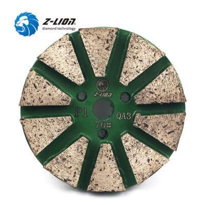 6# Concrete Metal Bond Tool Diamond Polsihing Pads for Floors Grinding